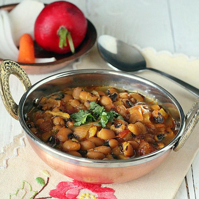 Mom’s Black Eyed Peas Curry(Raungi). Vegan, glutenfree