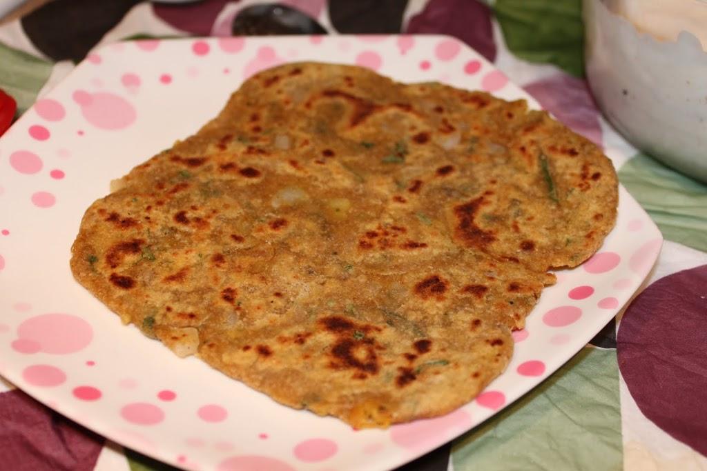 Mom’s Cauliflower onion Paratha! (Stuffed Indian Flat bread)