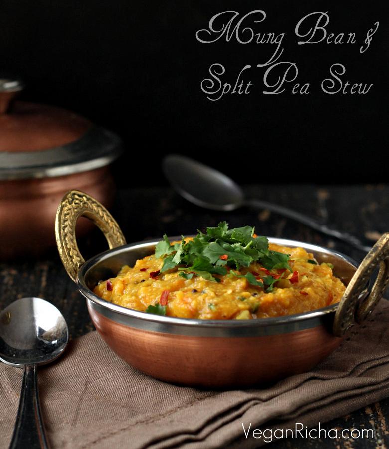 Mung Bean Dal & Pigeon Pea Stew ( Vegan & Gluten-free)