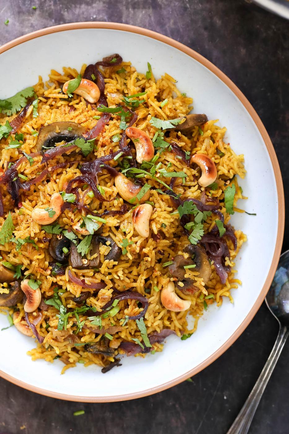 Mushroom Biryani