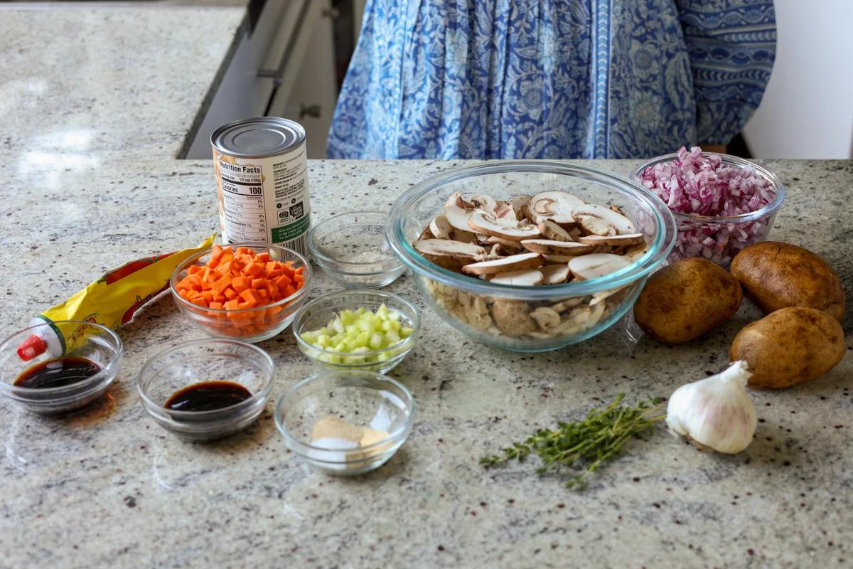 mushroom potato casserole ingredients
