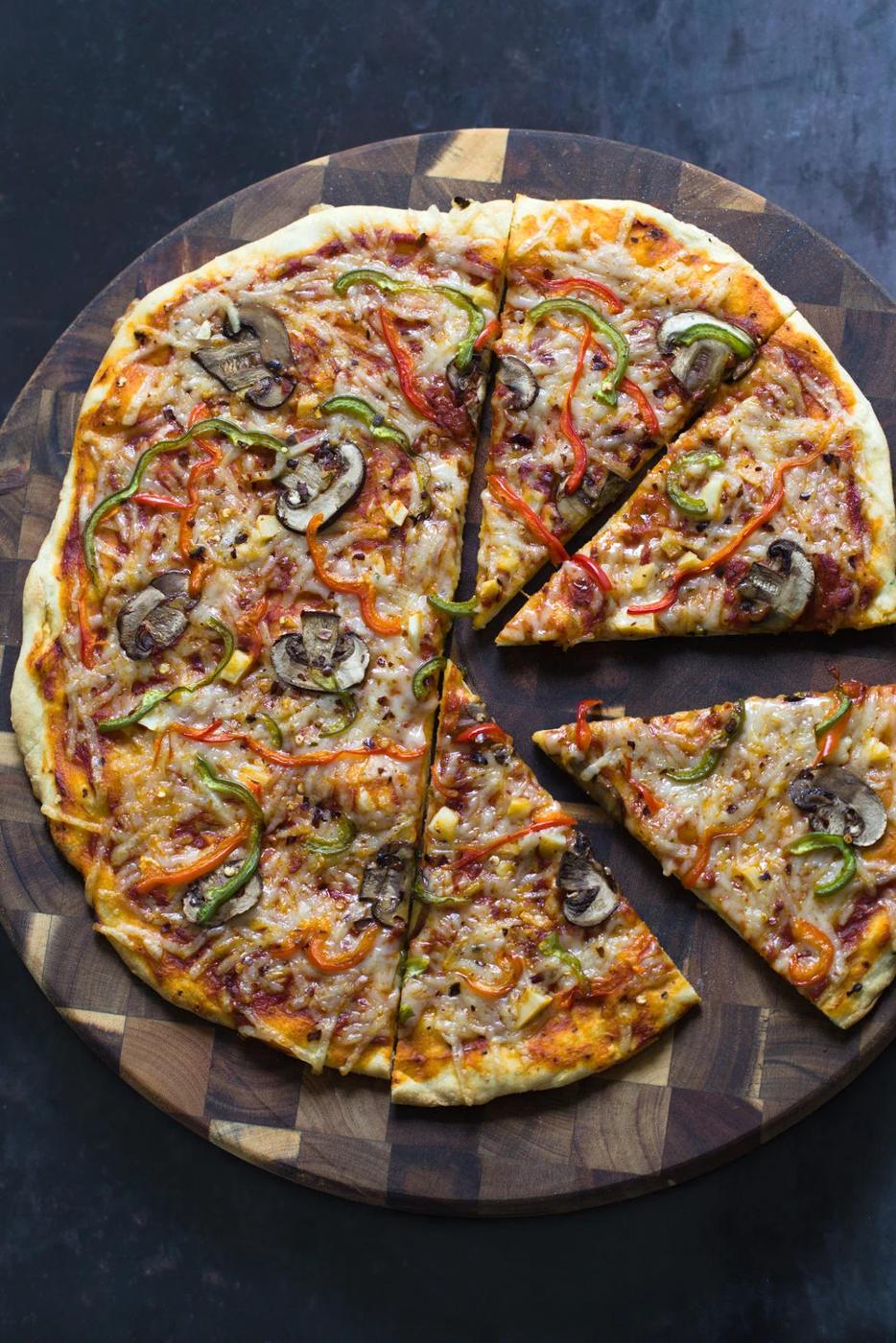 No Yeast Pizza Dough – Vegan