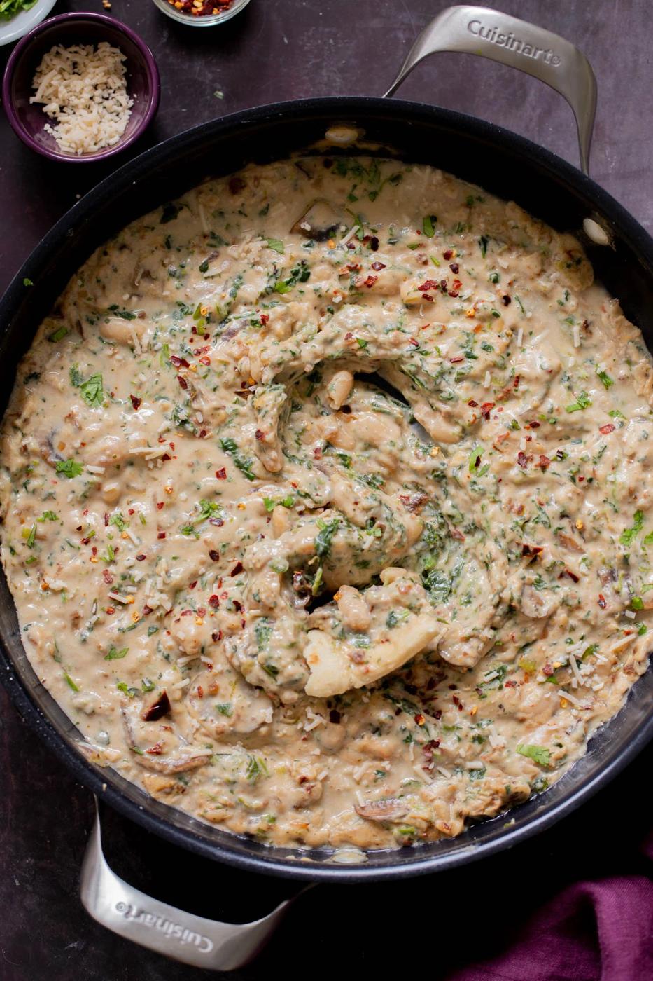 One-Pan Tuscan White Beans