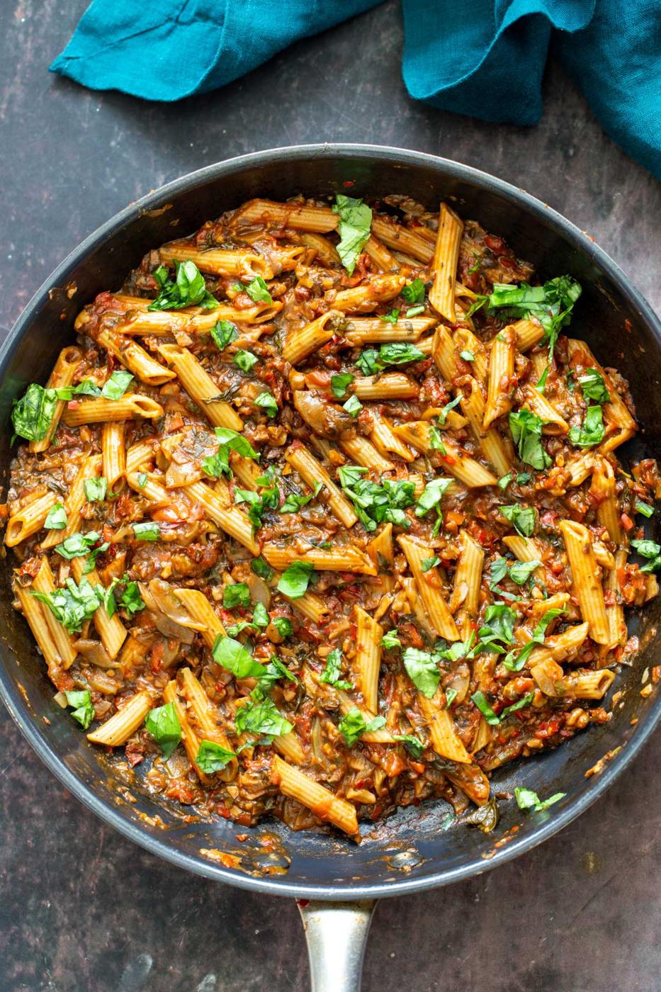 One Pan Veggie Pasta