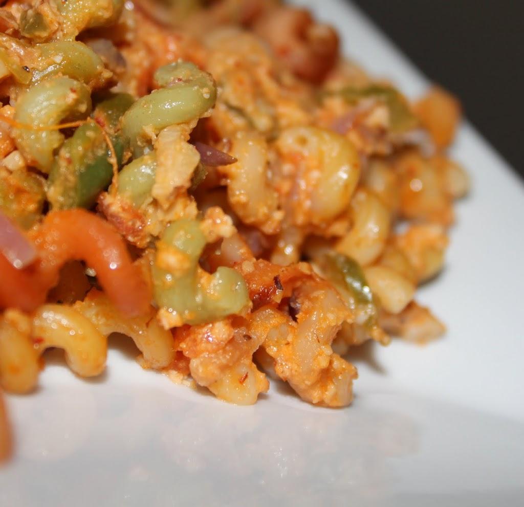Pasta with Chipotle Cashew and Almond Cream! (Vegan)