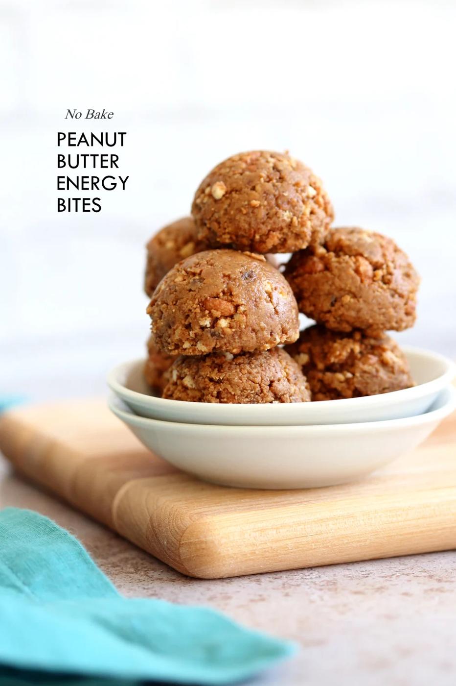 Peanut Butter Balls with Rice Krispies Or Oats – No Bake