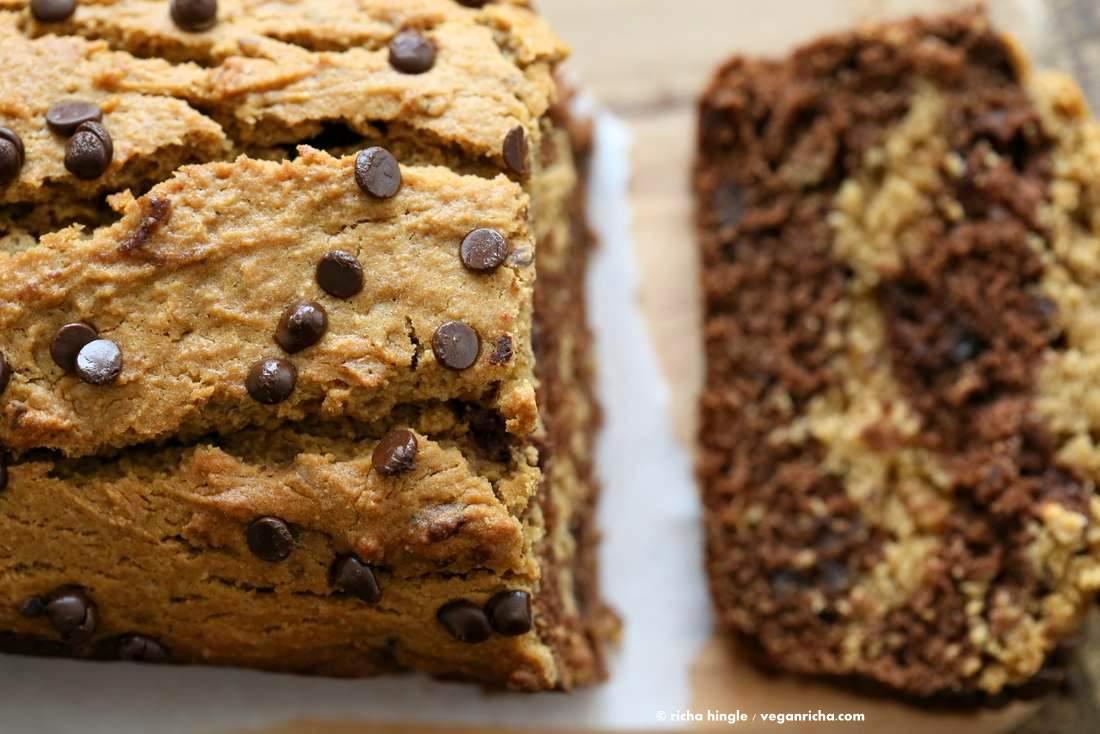 Peanut Butter Chocolate Marble Cake | Pitzn #vegan #peanutbutter #chocolate #cake