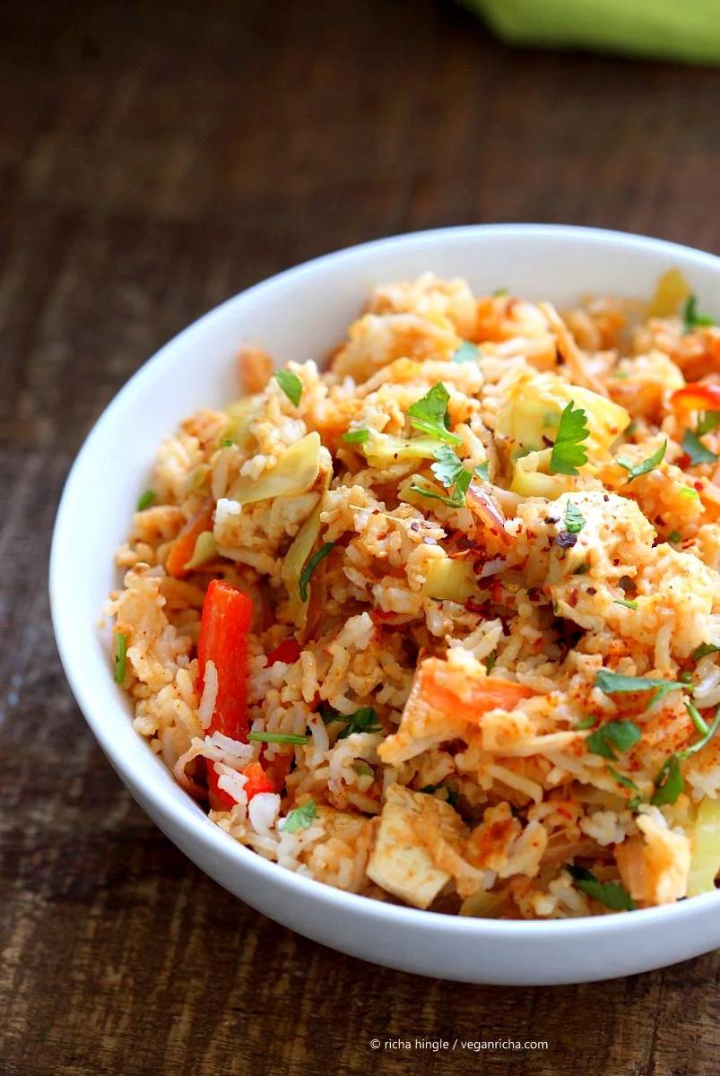 Peanut Sauce Fried Rice