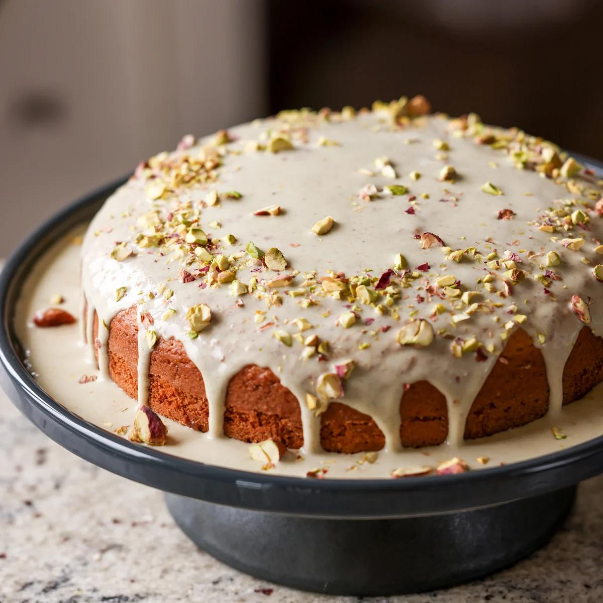 Triple Pistachio Cake
