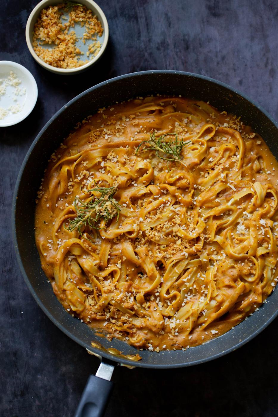1-Pot Pumpkin Alfredo (nut-free, soy-free)