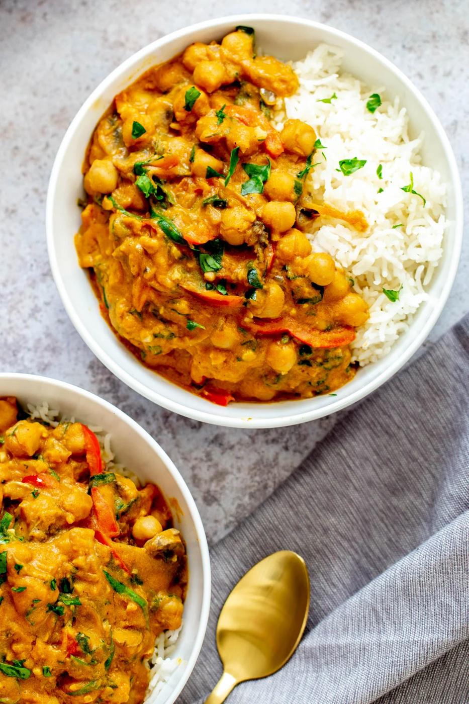 Pumpkin Chickpea Curry