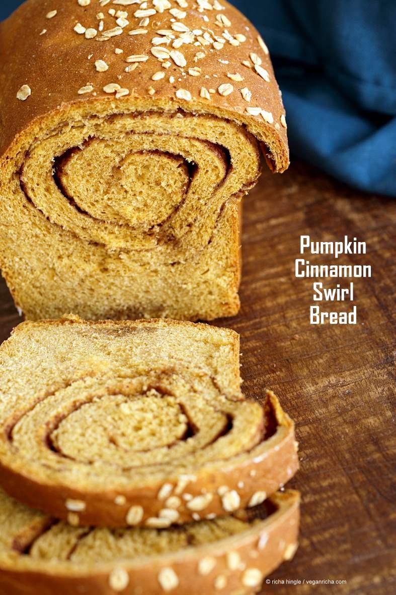 Pumpkin Cinnamon Swirl Bread – Yeast Sandwich Bread