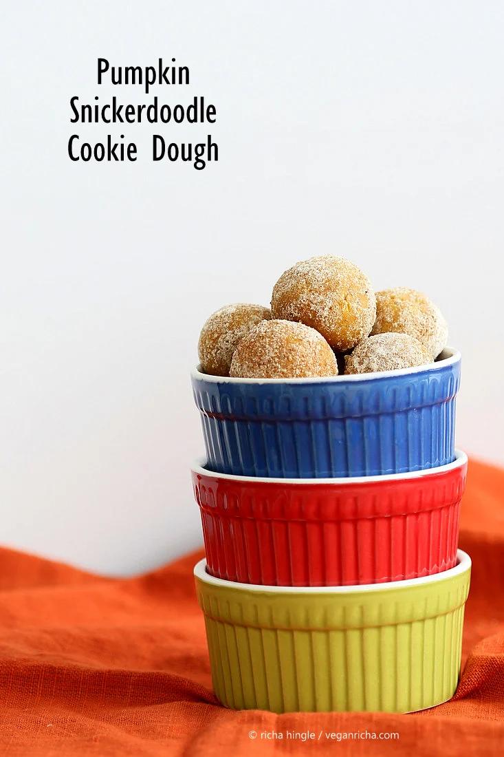 Pumpkin Snickerdoodle Cookie Dough Truffles