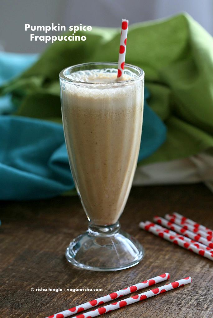 Pumpkin spice Frappuccino Vegan Recipe