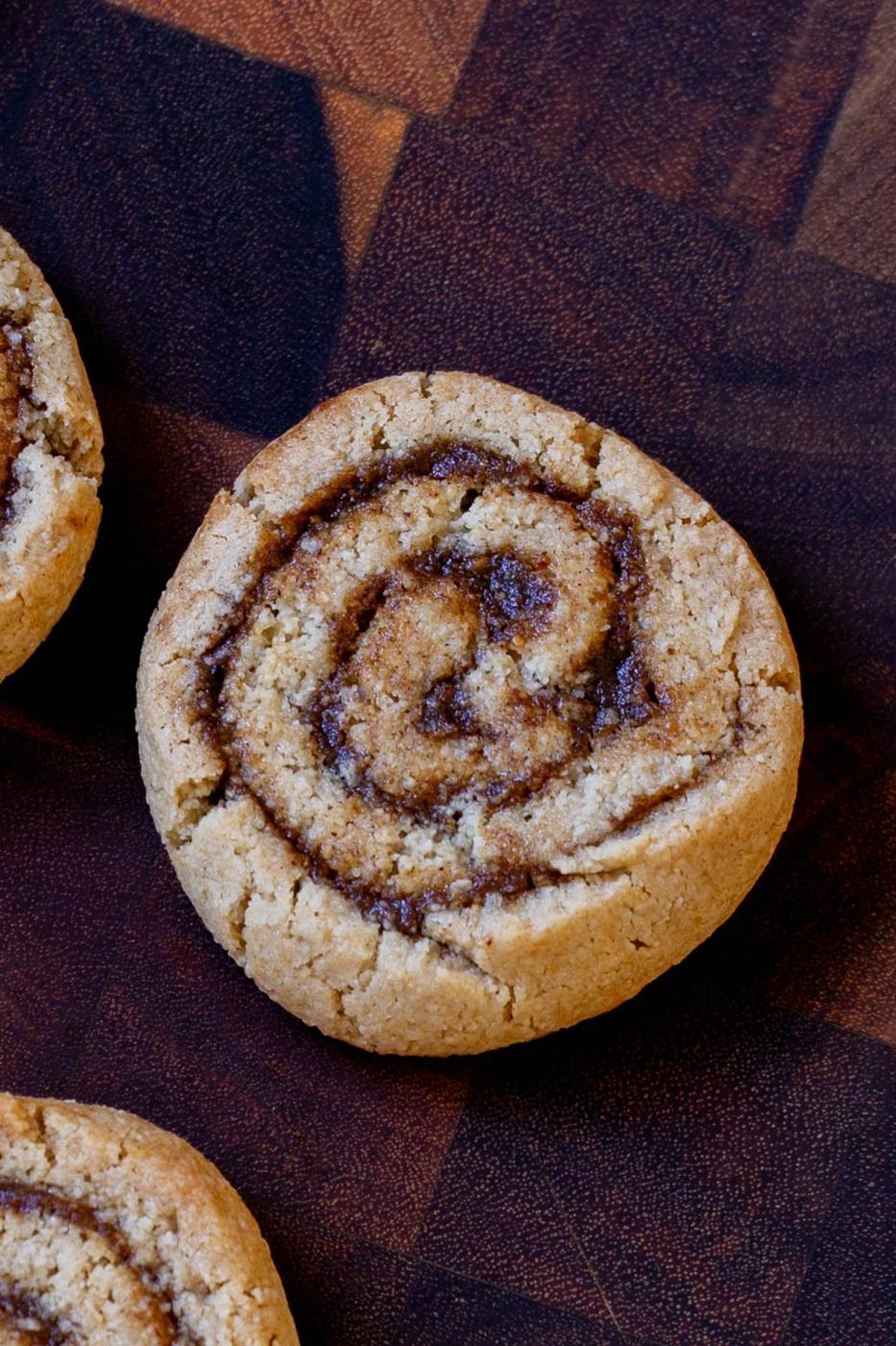 Pumpkin Spice Roll Cookies (gluten-free, grain-free, soy-free)