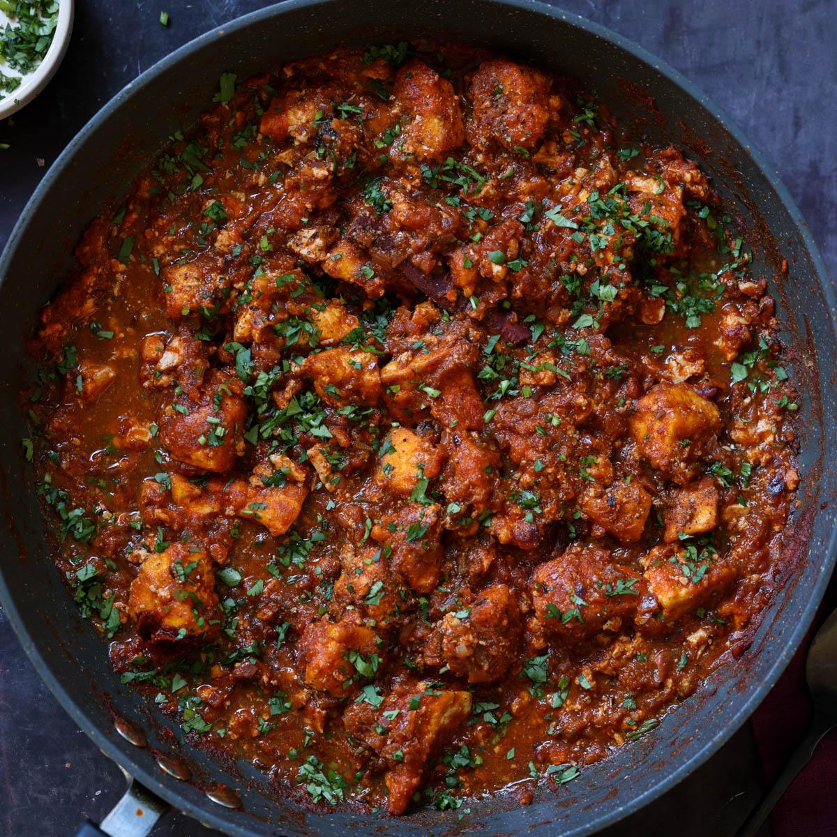 Rara Chicken Curry (North Indian Smoky Onion Pepper Cardamom curry)