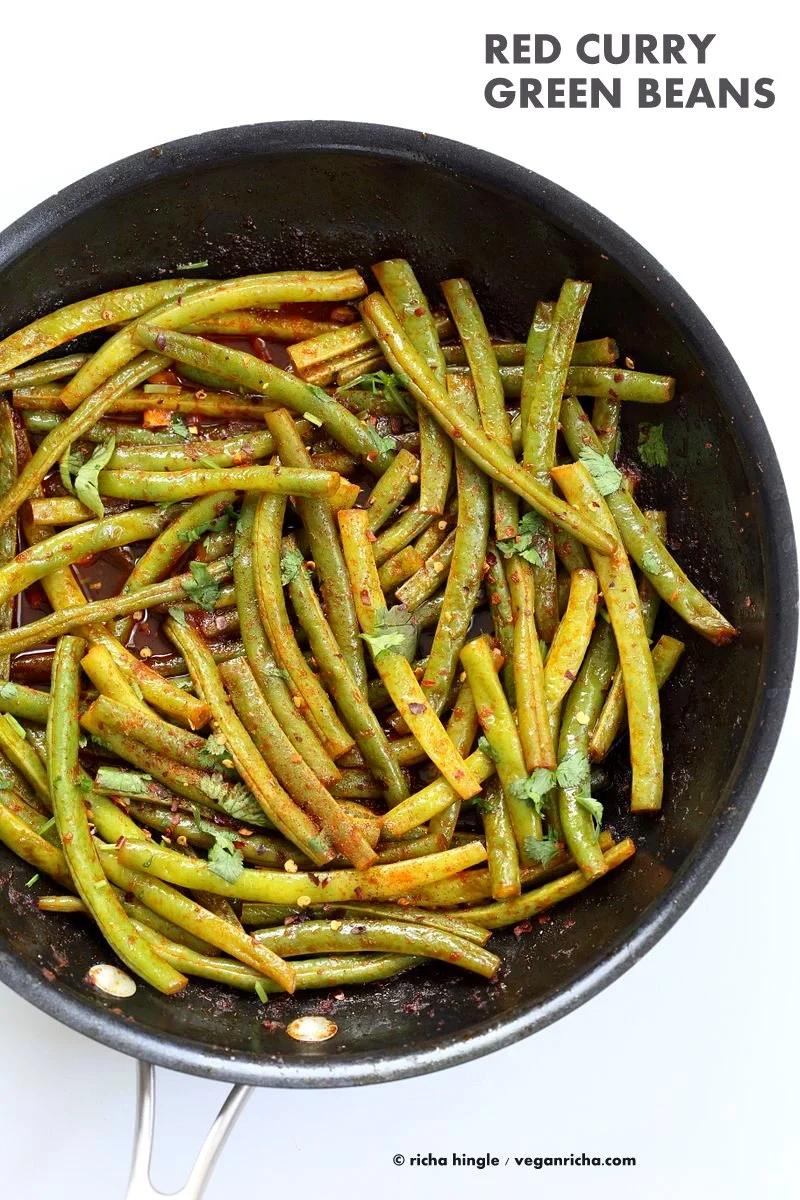 Red Curry Green Beans – Pad Prik Khing Green Beans