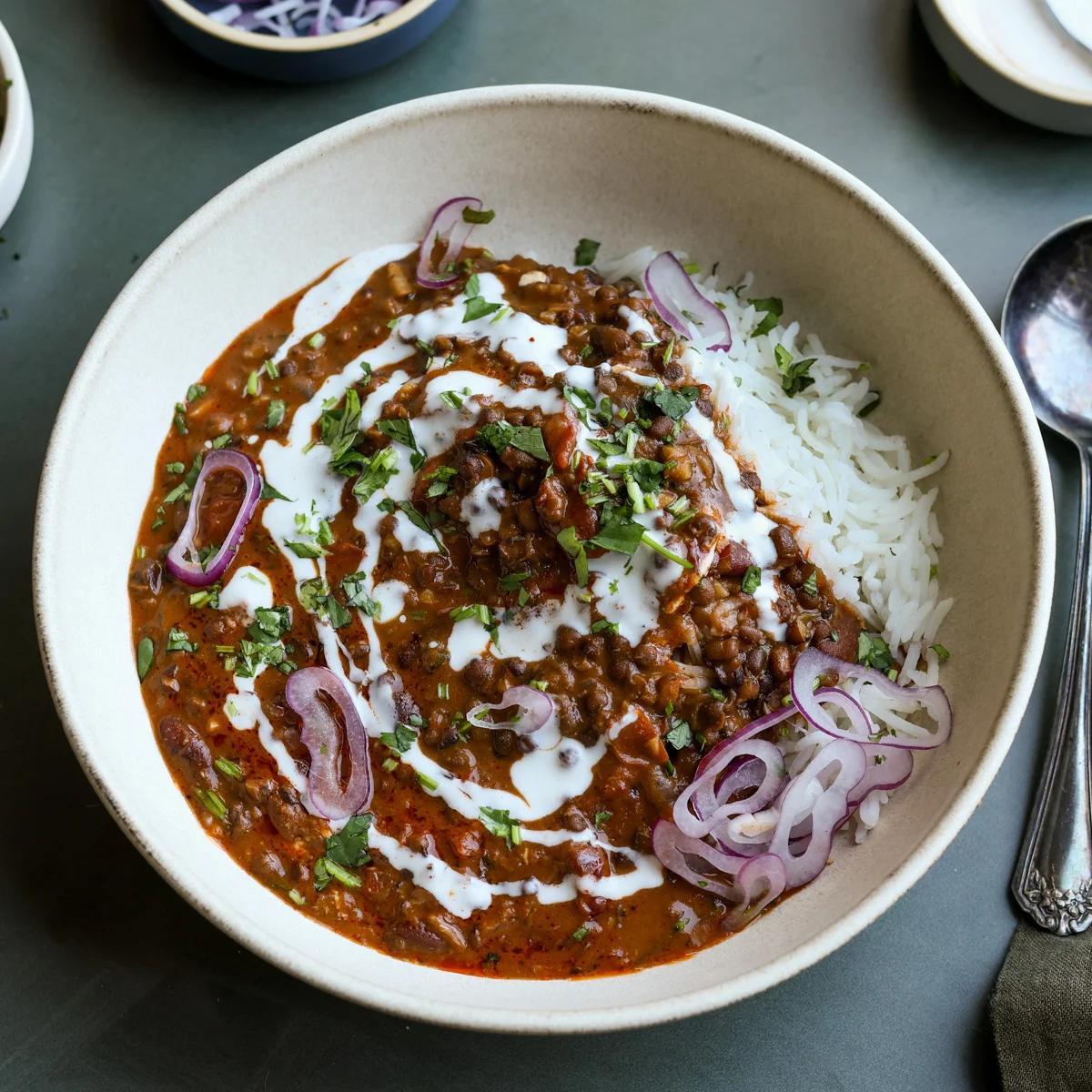 dal makhani in a bowl
