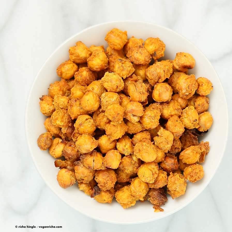 Roasted Masala Chickpeas | Pitzn