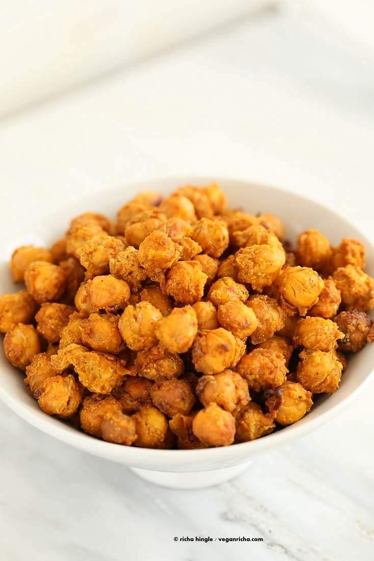 Roasted Masala Chickpeas | Pitzn