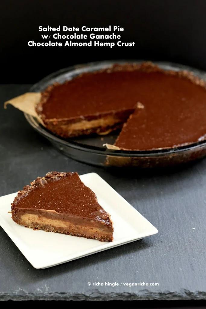 Vegan Salted Caramel Pie | Pitzn