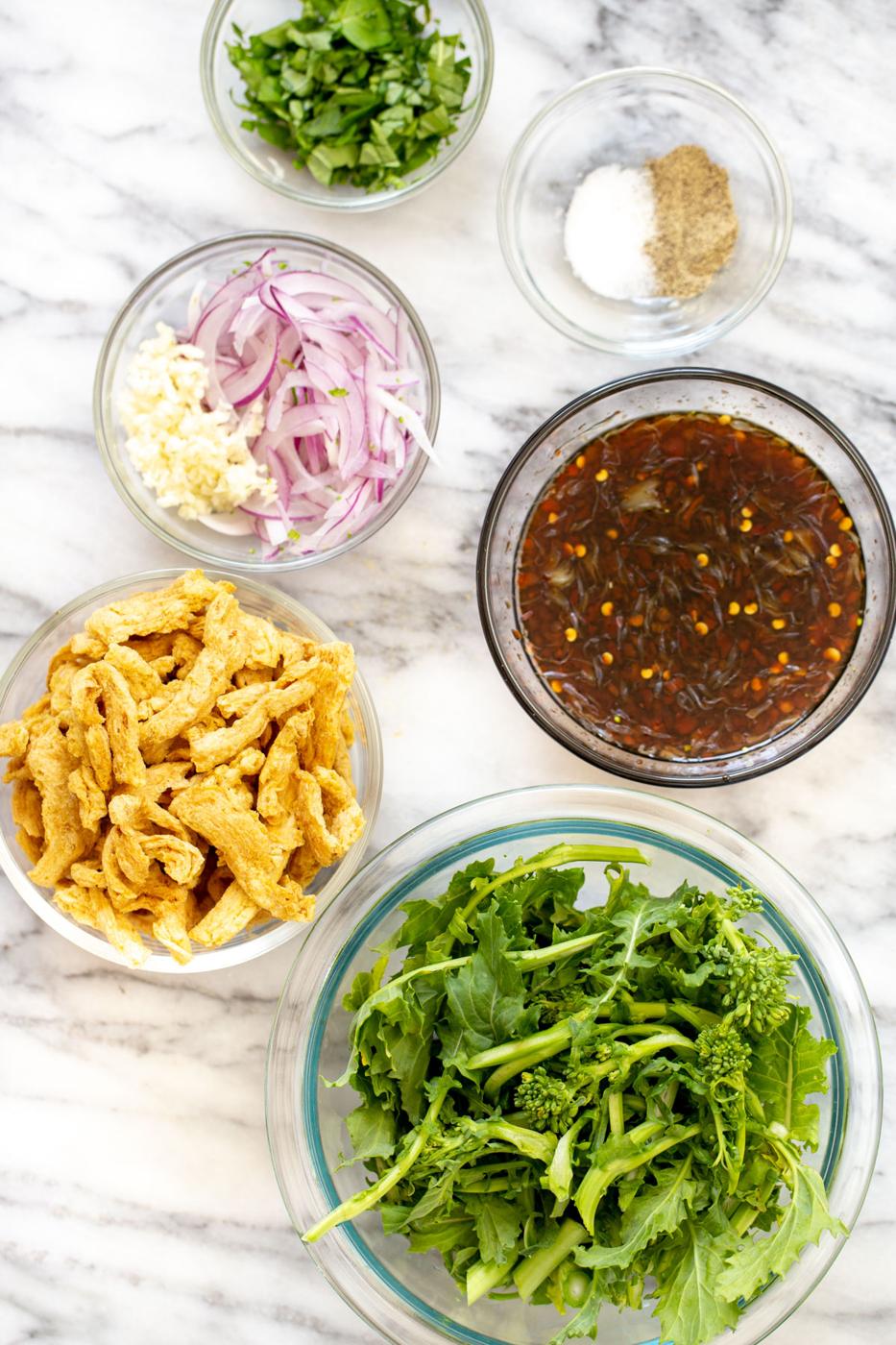 ingredients needed for sesame soy curl stir-fry recipe