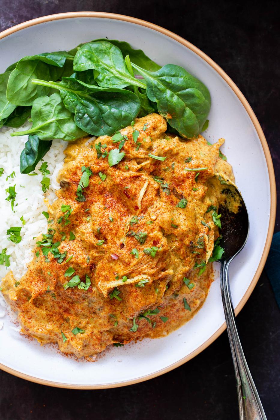 Vegan Shahi Chicken Korma with Jackfruit