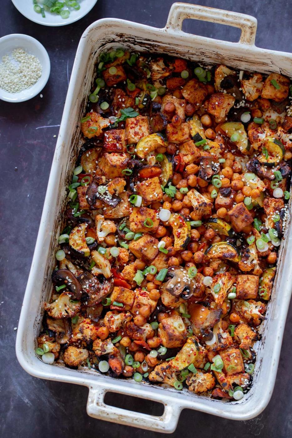 Sheet Pan Gochujang Bowl (1 pan, nut-free with gluten-free and soy-free options)