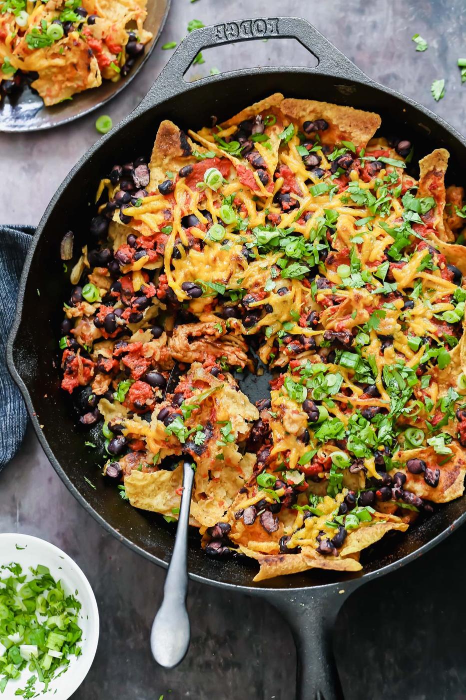 Skillet Enchiladas with Soy Curls