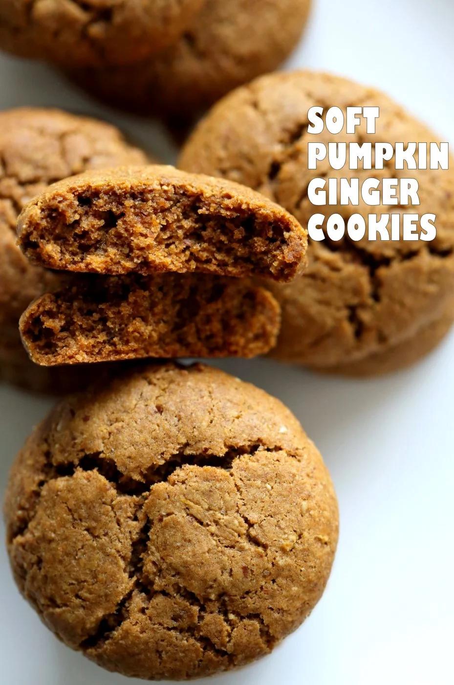 Vegan Soft Pumpkin Ginger Snaps