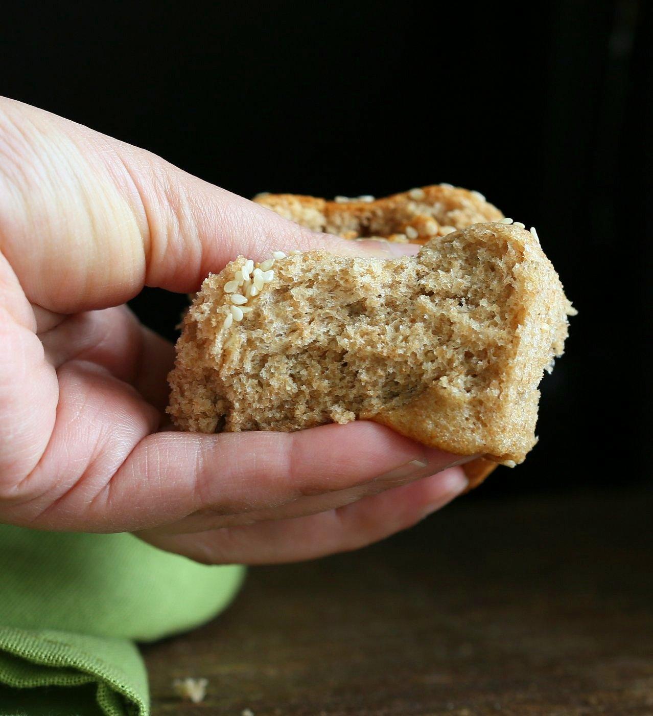 Soft Whole Wheat Dinner Rolls. Moist and soft Whole wheat Rolls 100% Whole grain rolls. Use as Wheat Buns for Burgers or Sliders. Vegan Whole Grain Dinner Rolls. Soy-free Palm Oil-free Recipe | VeganRicha.com