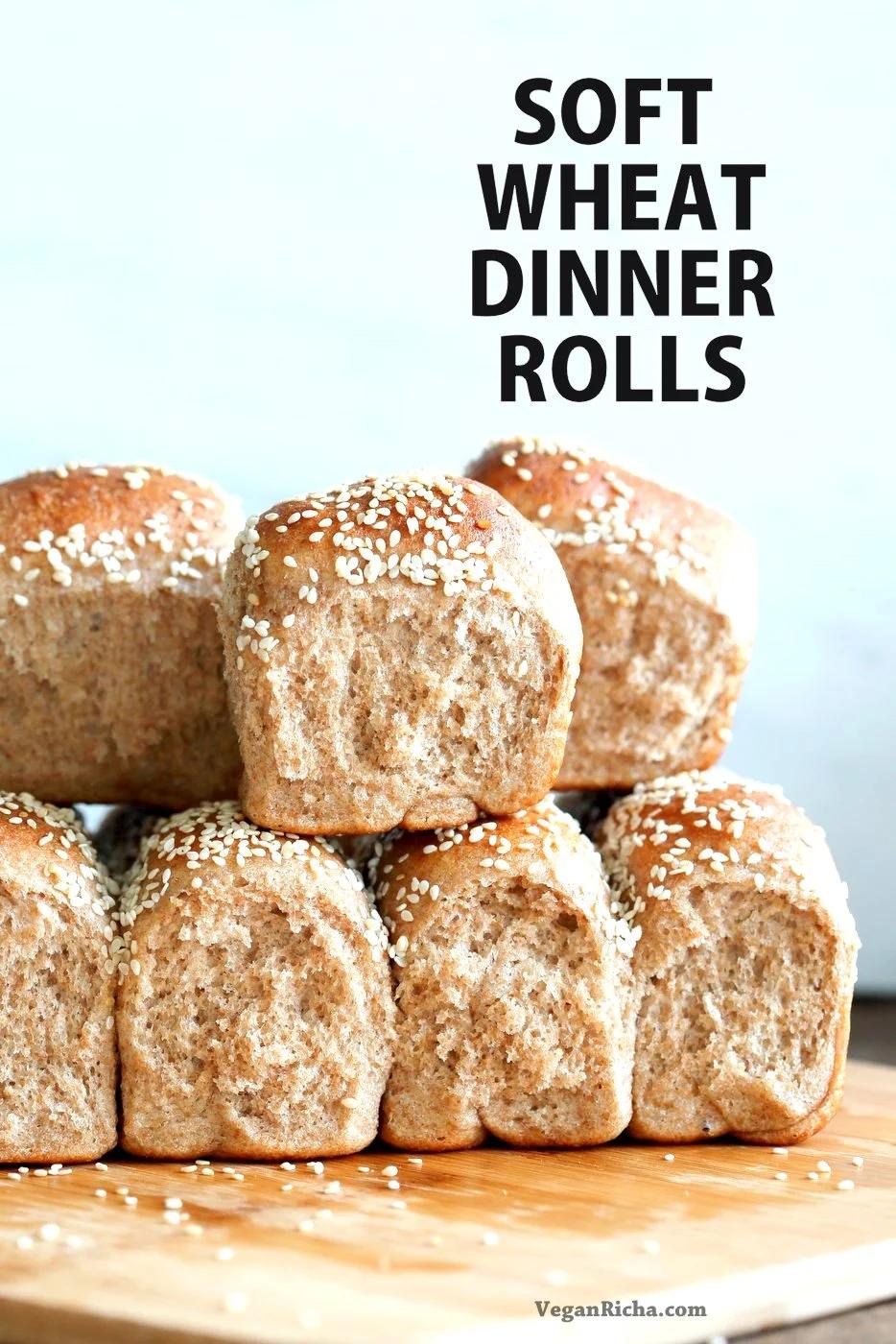 Soft Whole Wheat Dinner Rolls with Tanzhong starter