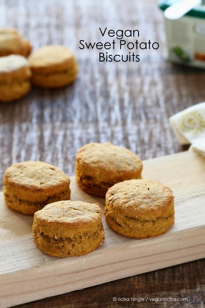 Vegan Spelt Sweet Potato Biscuits Recipe