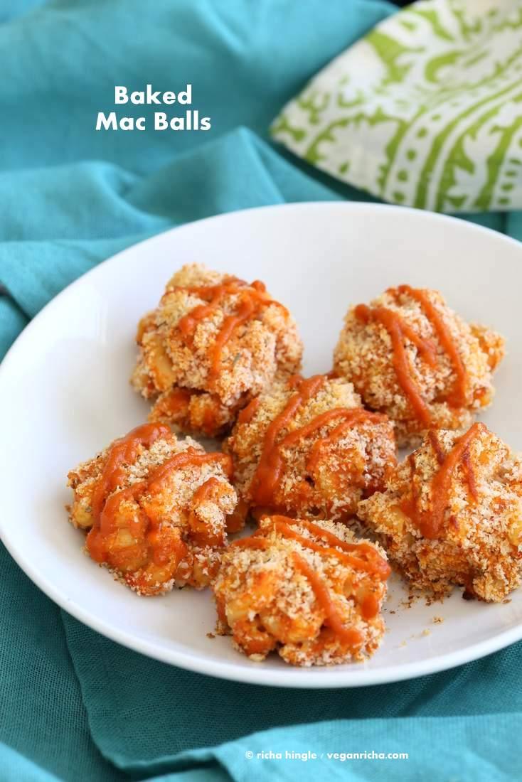 Spicy Mac and Cheese Balls Baked