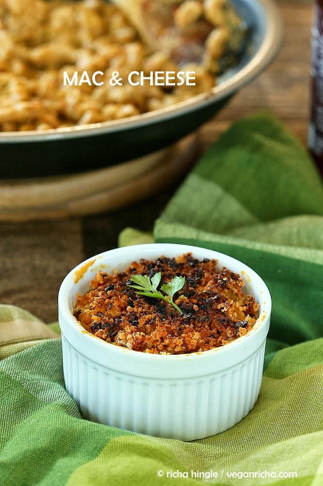 Vegan Spicy Cajun Mac and Cheese served in a small white ramekin