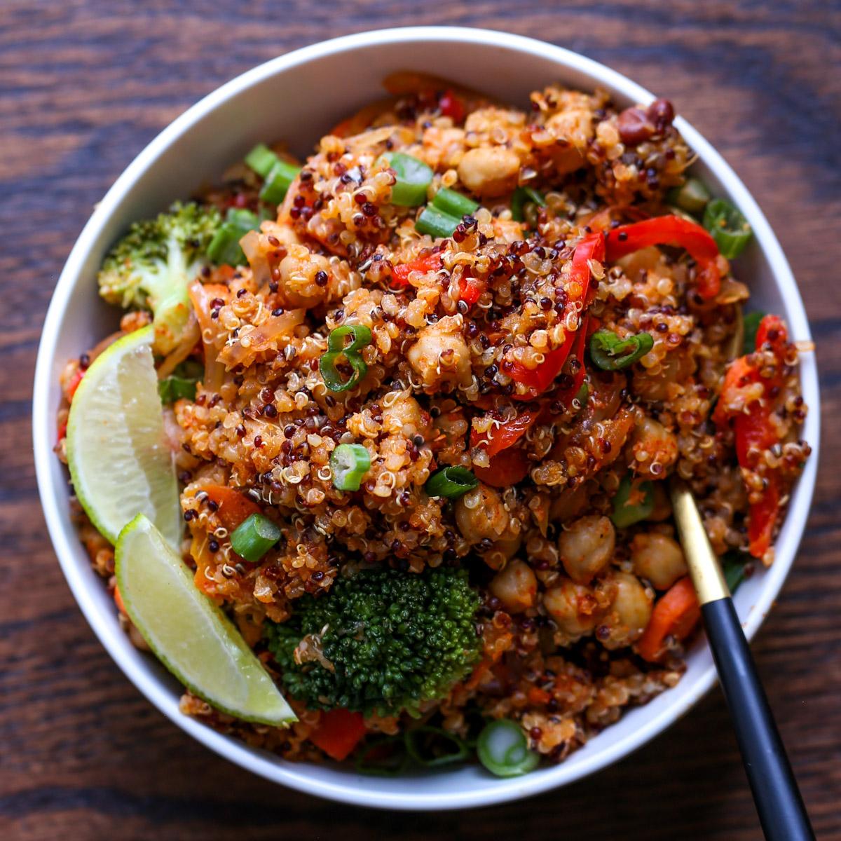 Spicy Quinoa Casserole (nut-free, gluten-free)