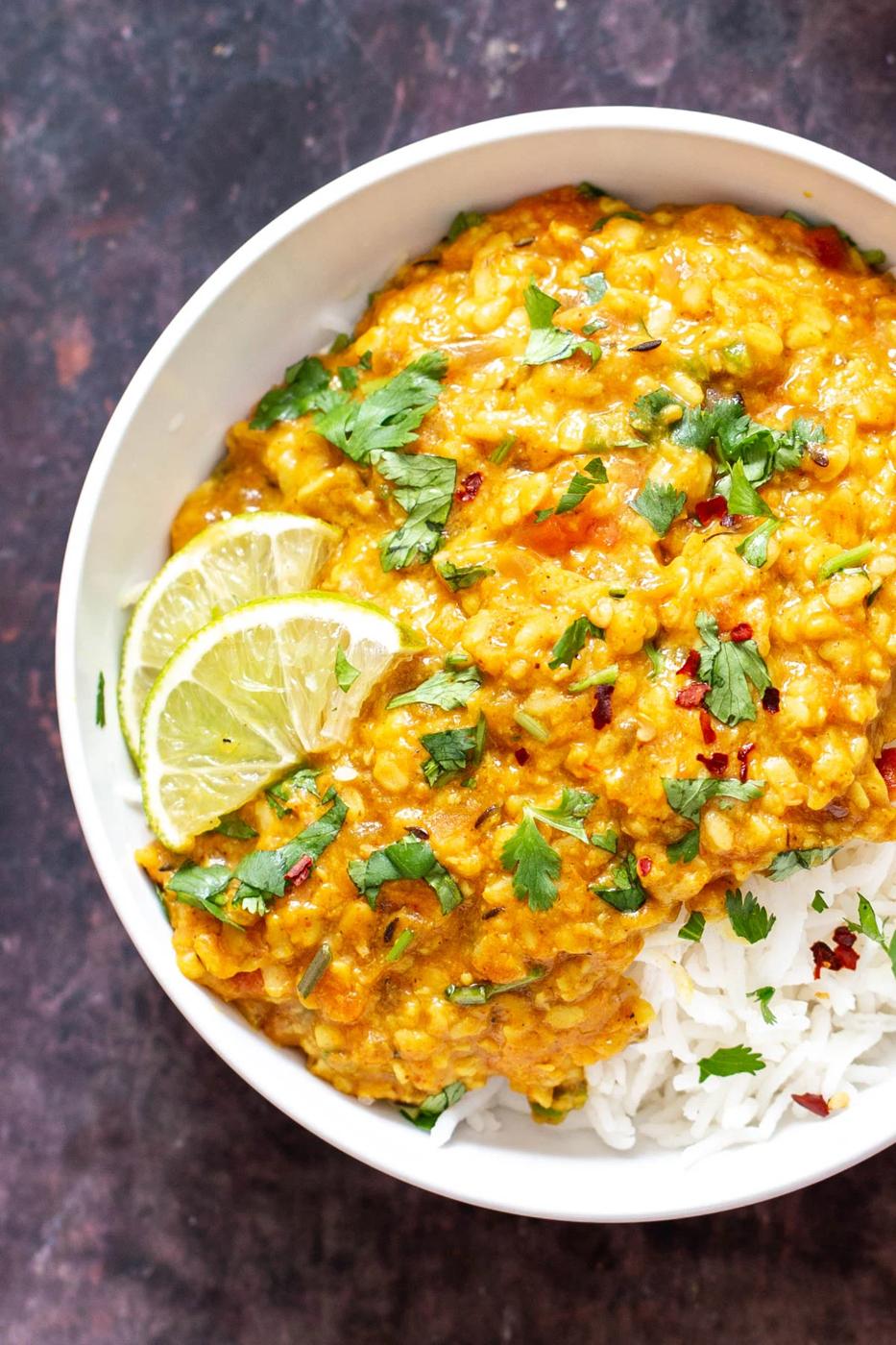Spicy Urad Dal (Black Gram Lentil Dal)
