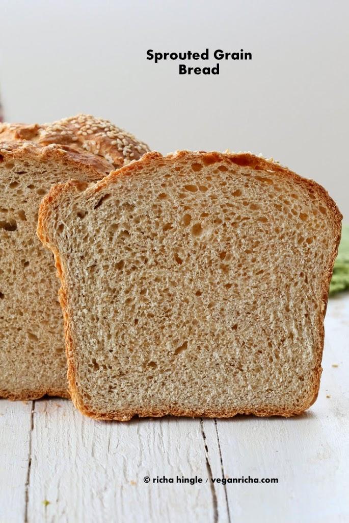 Vegan Sprouted Wheat Millet Sandwich Bread Recipe