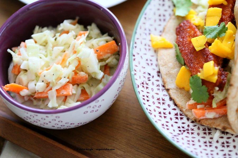 Sriracha BBQ Baked Tempeh Wraps | Pitzn