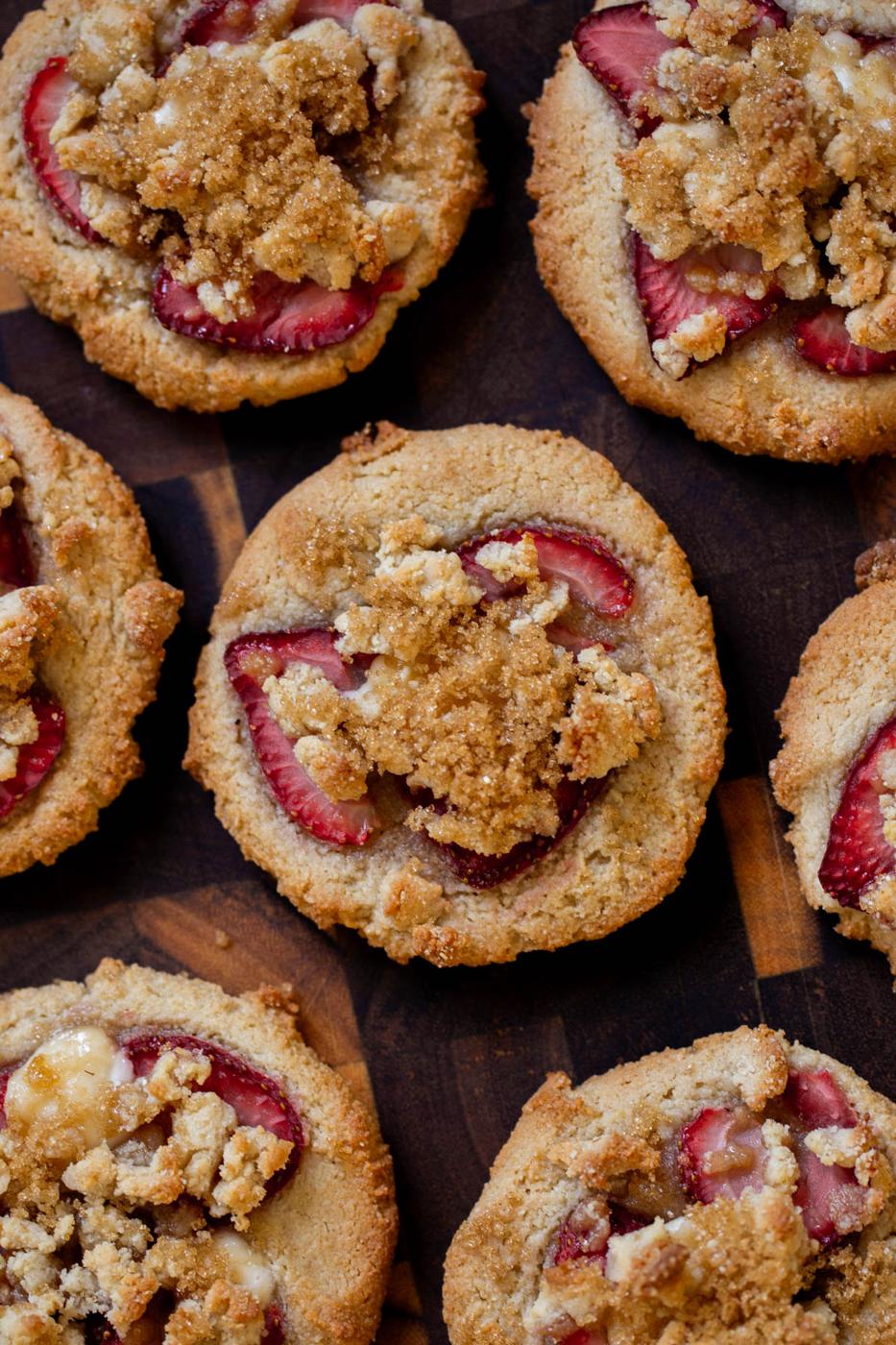 Strawberry Cheesecake Cookies (gluten-free, soy-free, grain-free)