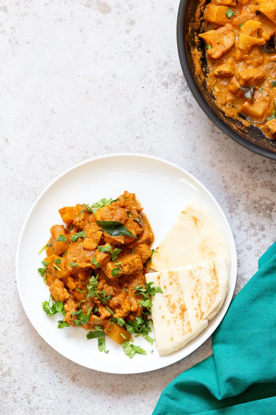 Tempeh Cauliflower Potato Tamarind Curry
