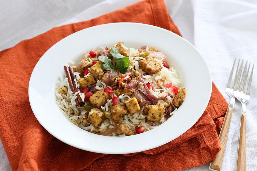 Tempeh Tikka Pulao | Pitzn