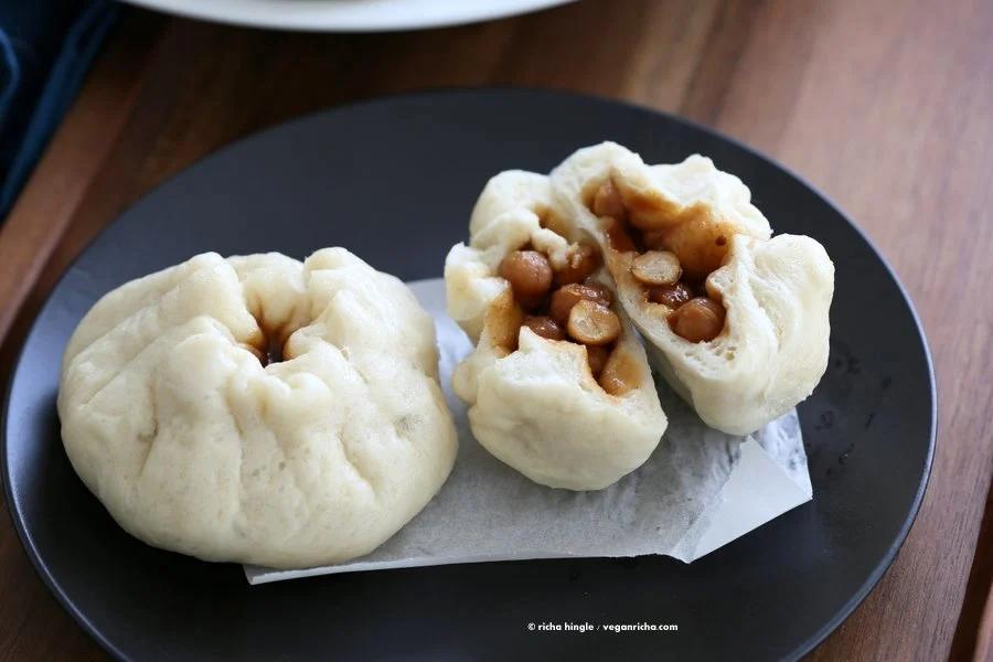 Teriyaki chickpea Bao steamed bun | Pitzn