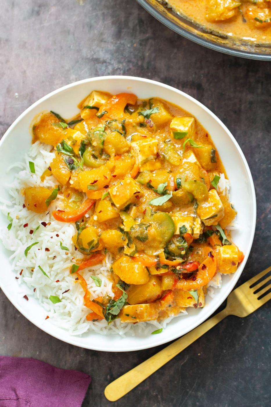 Thai Pumpkin Curry Vegan
