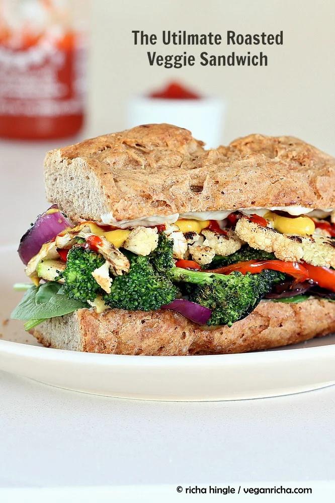 The Ultimate Roasted Vegetable Sandwich (Vegan)