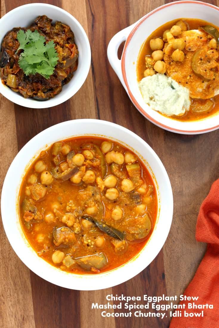 Chickpea Eggplant Stew from Pitzns Indian Kitchen