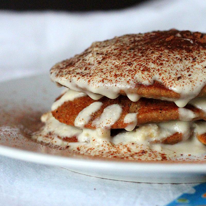 Tiramisu Pancakes! Vegan