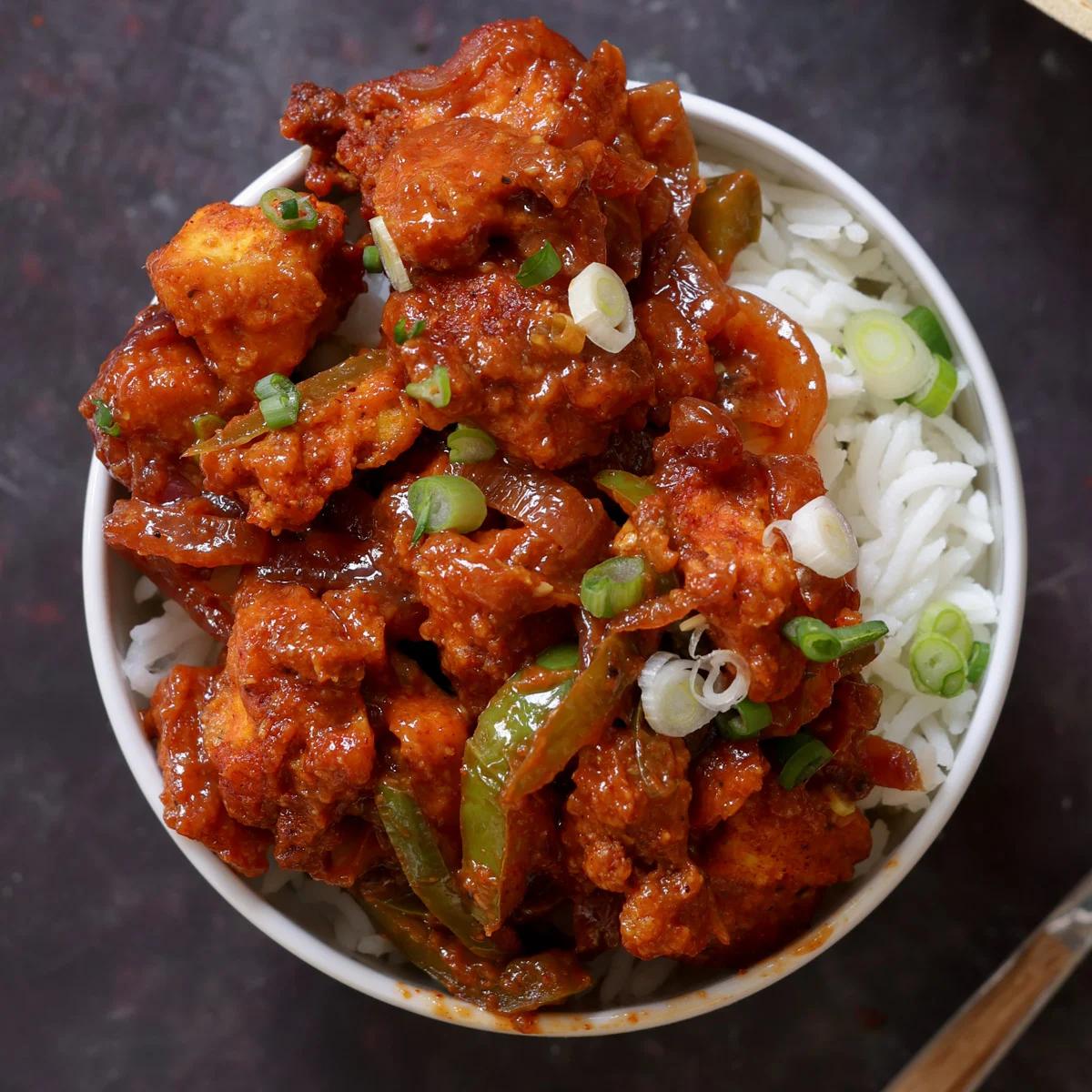 Tofu Kondattam (South Indian Spicy Crispy Tofu)