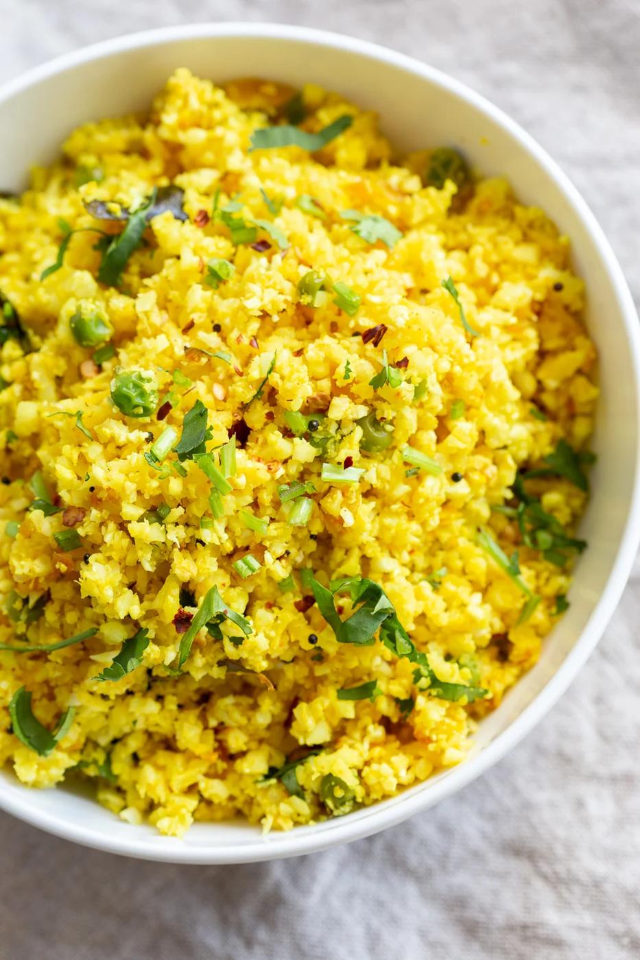 Turmeric Cauliflower Rice Recipe