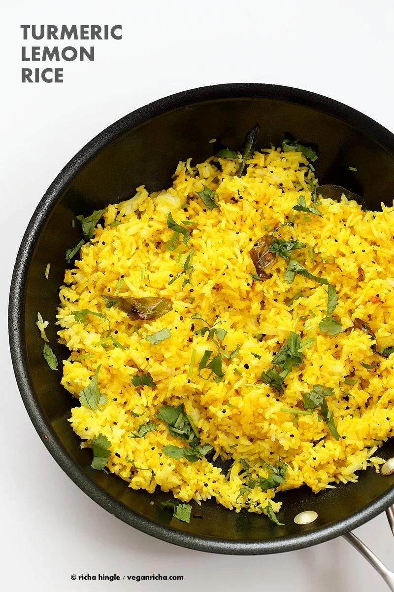 Turmeric Lemon Rice Recipe – 10 Minutes